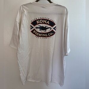 Crazy Shirts Kona Brewing Co. Hand Craft Ales White T-shirt XXL